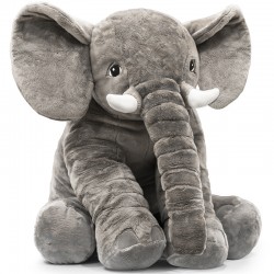 homily big size elephant stuffed toys is made of breathable fabric