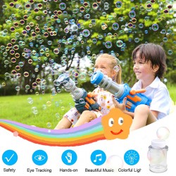 Homily bubble gatling gun have many function the toy factory