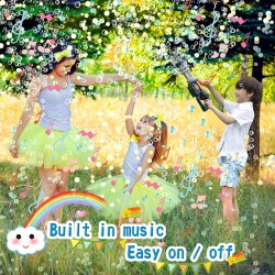 Homily bubble machine gun with music to play toy factory shop