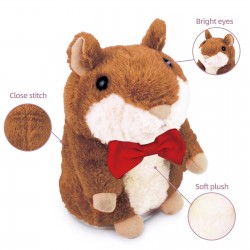 Homily aurora stuffed animals wholesale original talking hamster toy make material