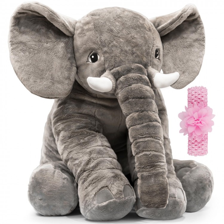 homily big size elephant stuffed toys is made of breathable fabric