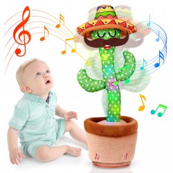 dancing, singing and shaking cactus plush toy