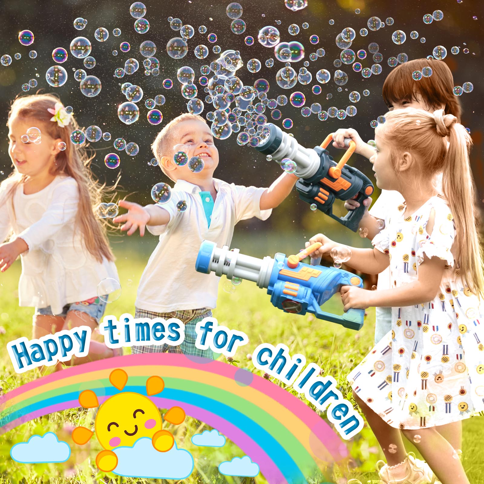Homily bubble gun machine happy time with children largest toy companies