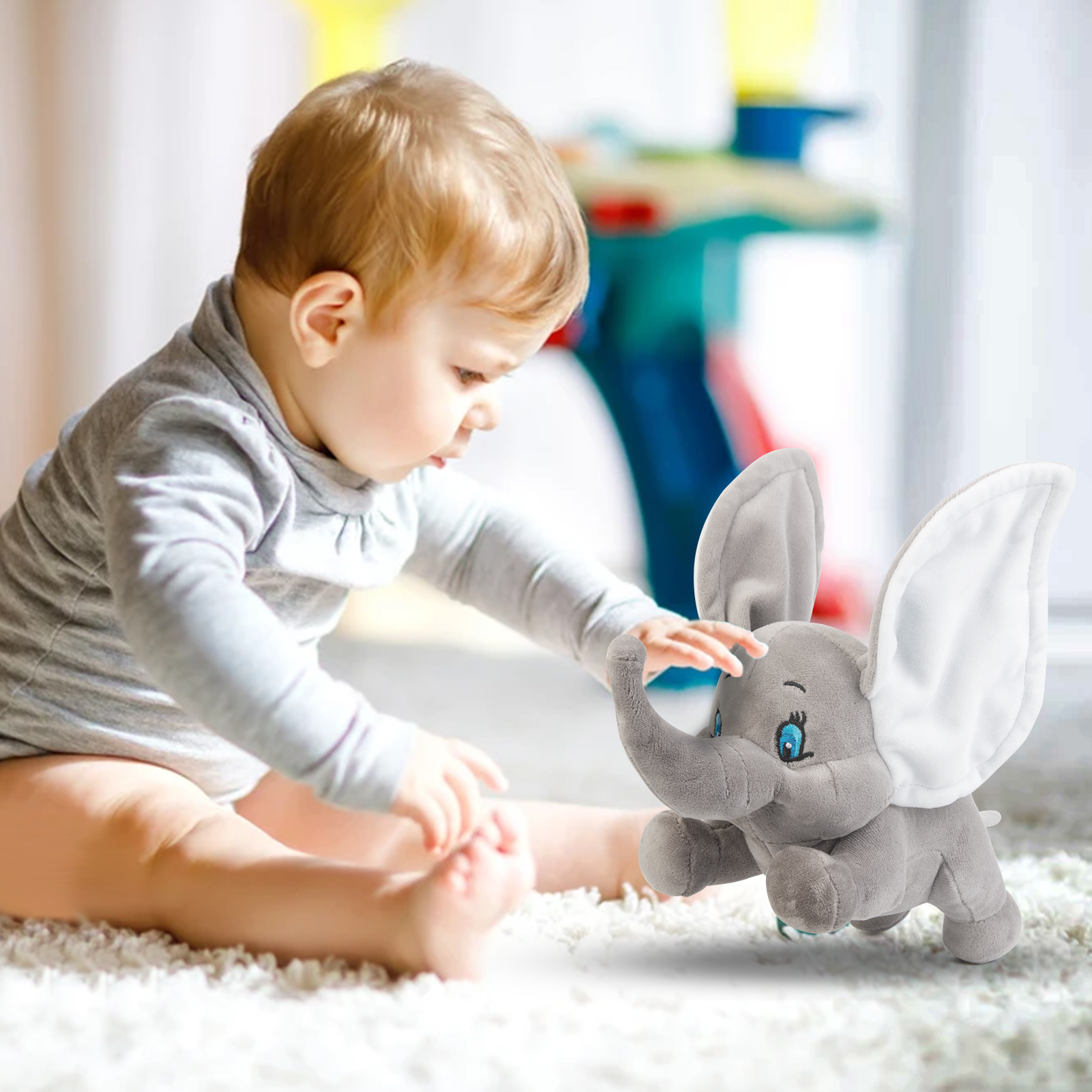 Homily stuffed toy manufacturers for babies elliot elephant soft toy